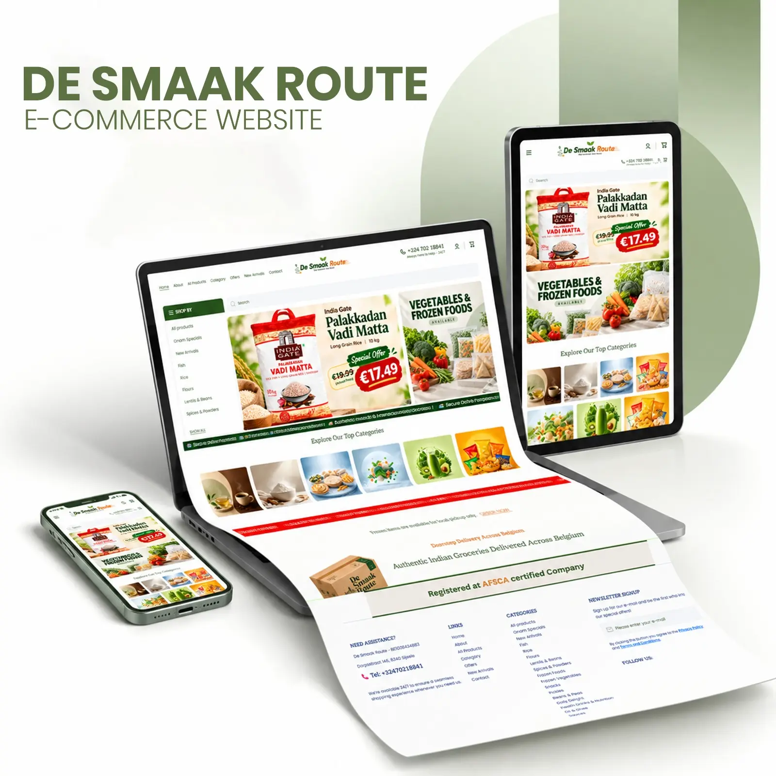 De Smaak Route Online Indian Grocery Shop in Belgium