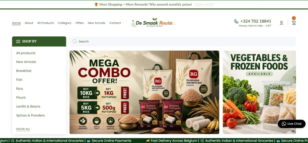 online grocery shop in belgium